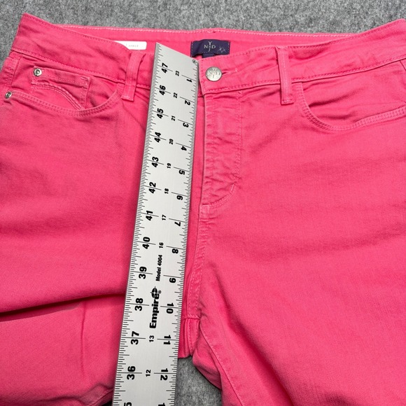 NYDJ Clarissa Ankle Jeans Size 10 Pink Lift Tuck Technology Womens Denim - Picture 12 of 13